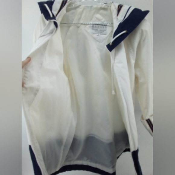 Nautical White and Navy Women's Jacket - Picture 8 of 14